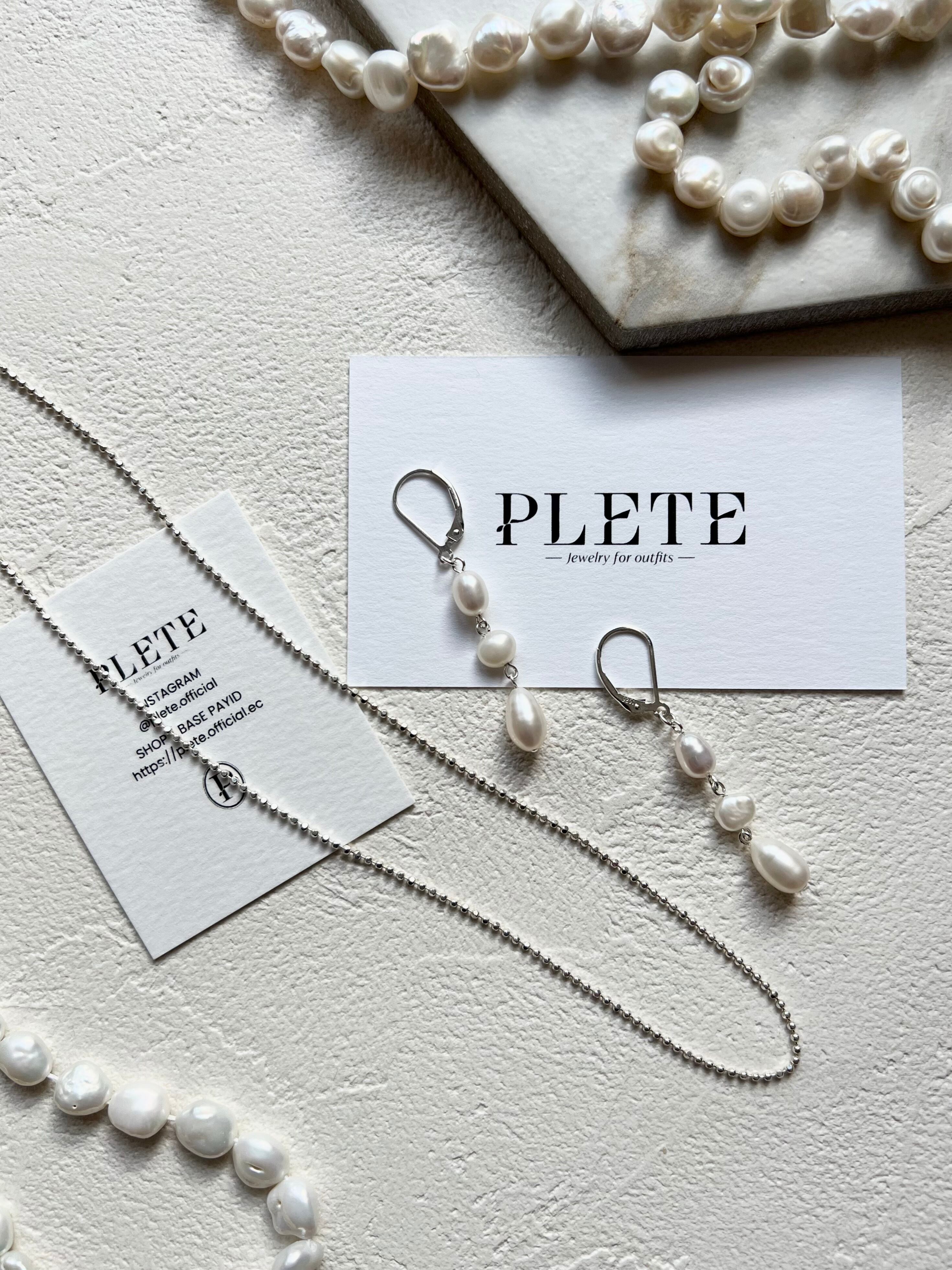 Silver925♦︎ダイヤカットミニボールチェーンネックレス | PLETE