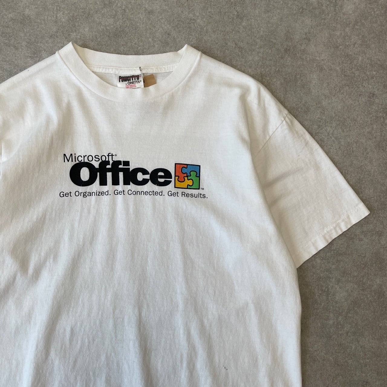 90s USA製ヴィンテージ Microsoft Office 企業ロゴTシャツ 90s USA製