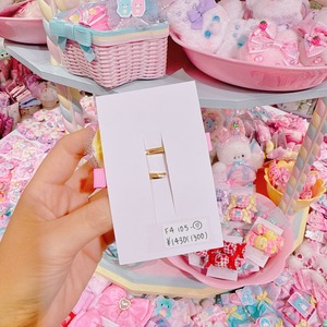 【F4】105-7ツインヘアクリップ