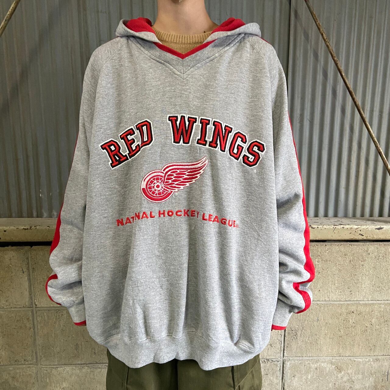 90s  RED WINGS プルオーバー NHL