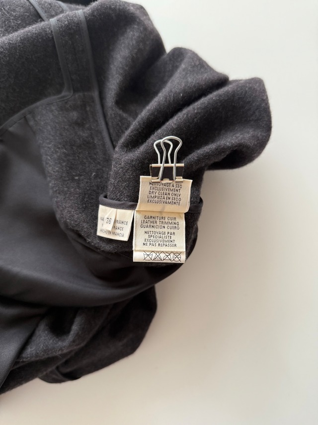 FW1999 HERMES BY MARGIELA CASHMERE ONE-PIECE