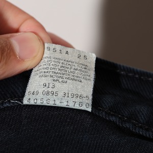 38×30 USA 95年 Baggy Silvertab Levi’s ブラックデニムパンツ リーバイス シルバータブ