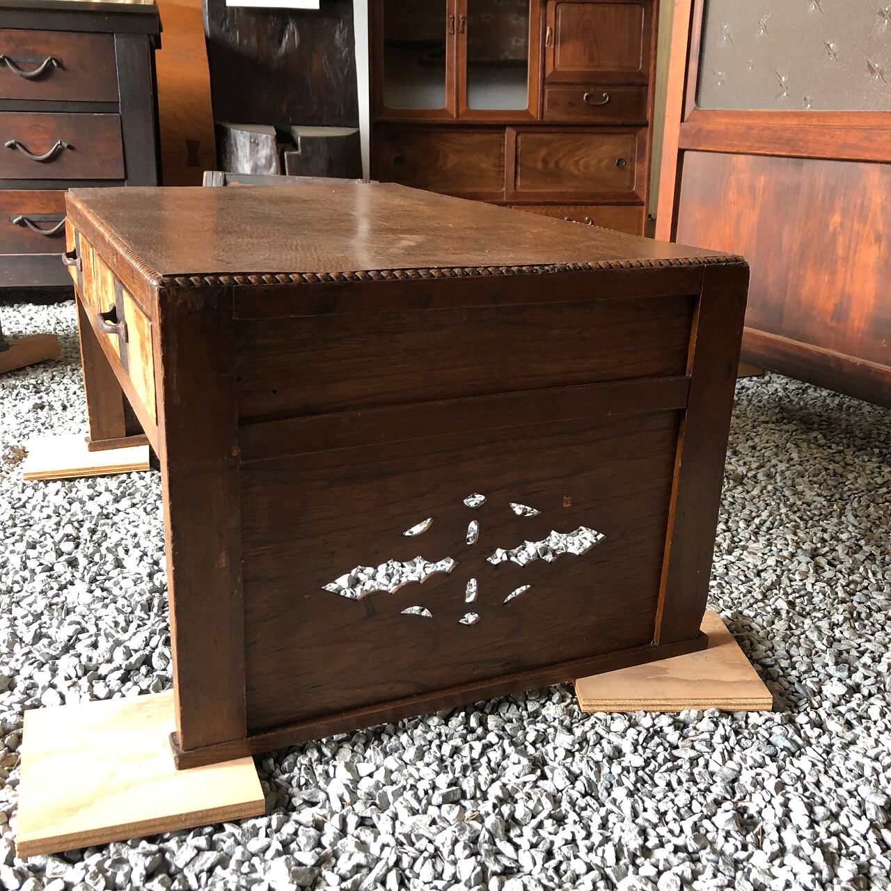 ふみづくえ 文机 アンティーク 骨董品 天然木 木工品