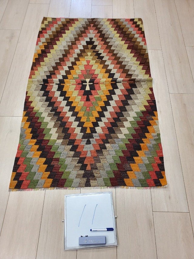 絨毯クエスト60【No.11】Kilim　キリム  ※現在、こちらの商品はトルコに置いてあります。ご希望の方は先ずは在庫のご確認をお願いします。