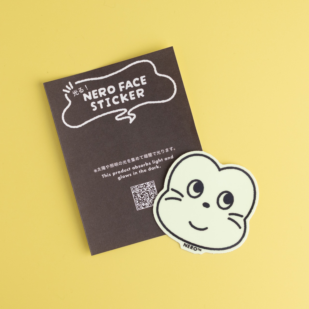< Kate Matsufuji > 光る!NERO FACE Sticker
