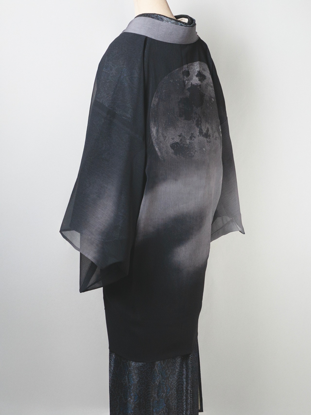【即納品】ジョーゼット羽織　月面　[B1185 B1186]