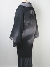 【即納品】ジョーゼット羽織　月面　[B1185 B1186]