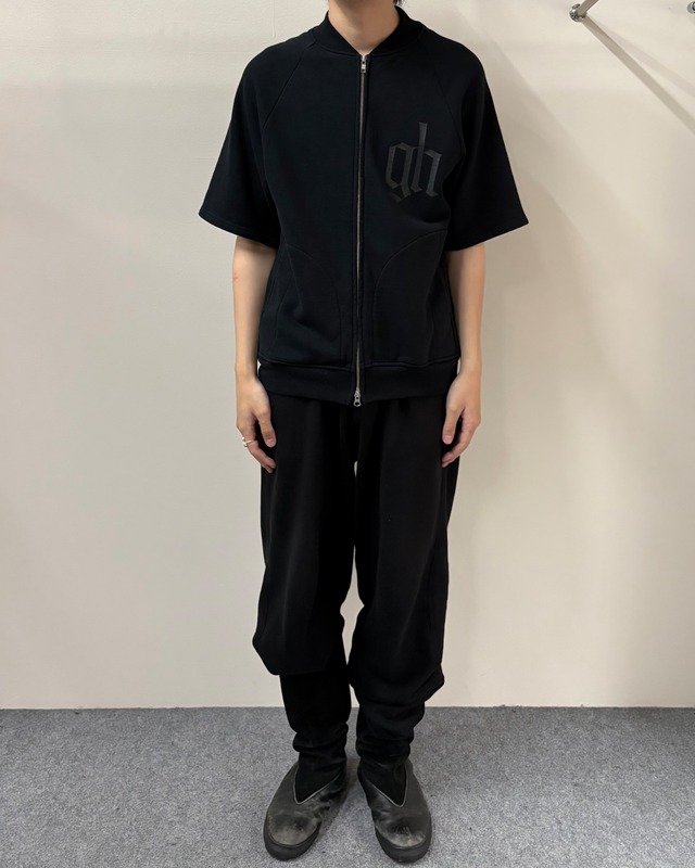 【GOMME HOMME】double zip sweat t-shirt