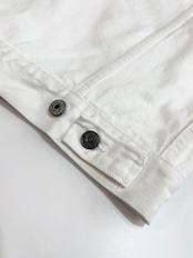 80s Levi’s 70507 WHITE DENIM JACKET MADE IN USA Size S