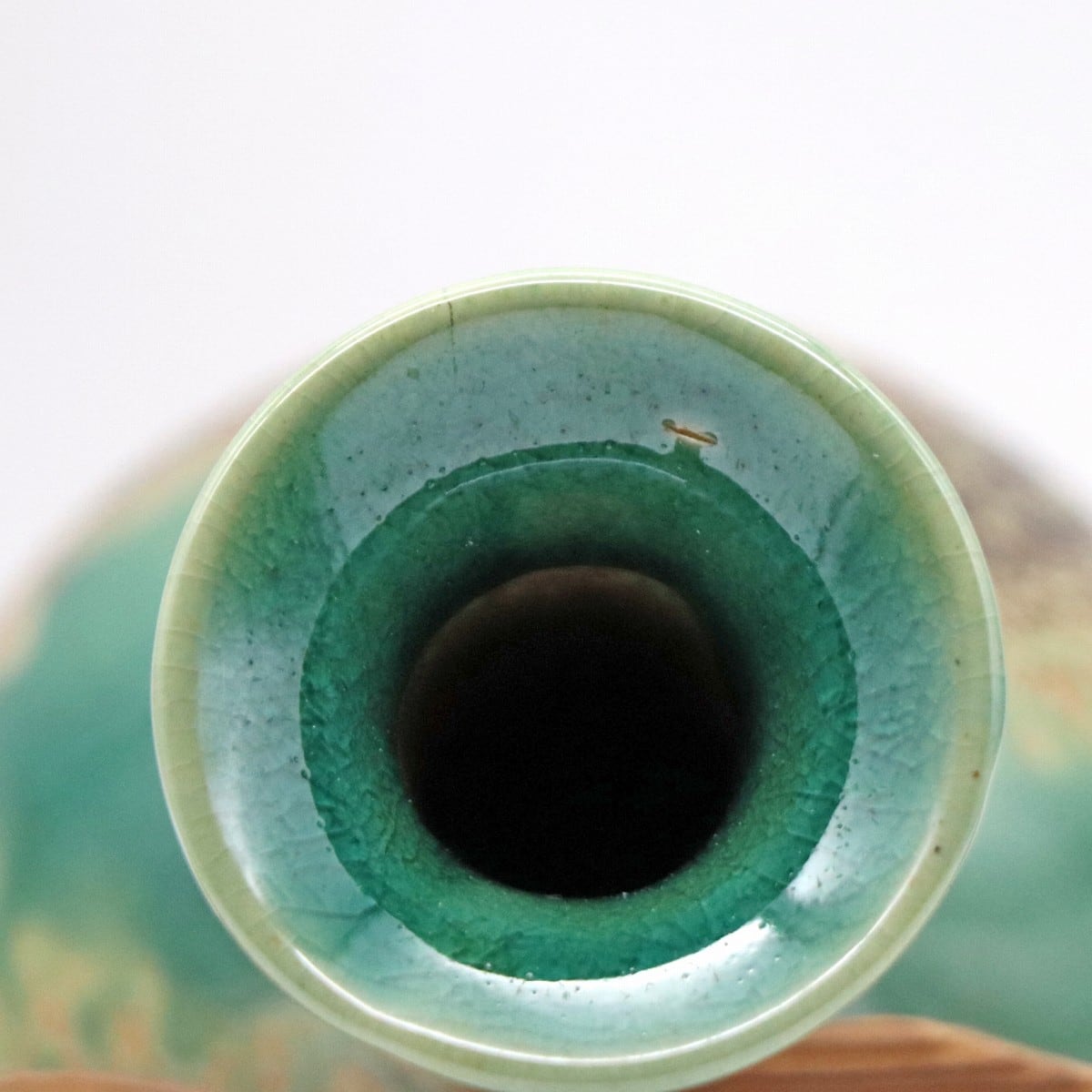 信楽焼・鶴首花器・細首花瓶・一輪挿し・陶磁器・No.221030-01・梱包