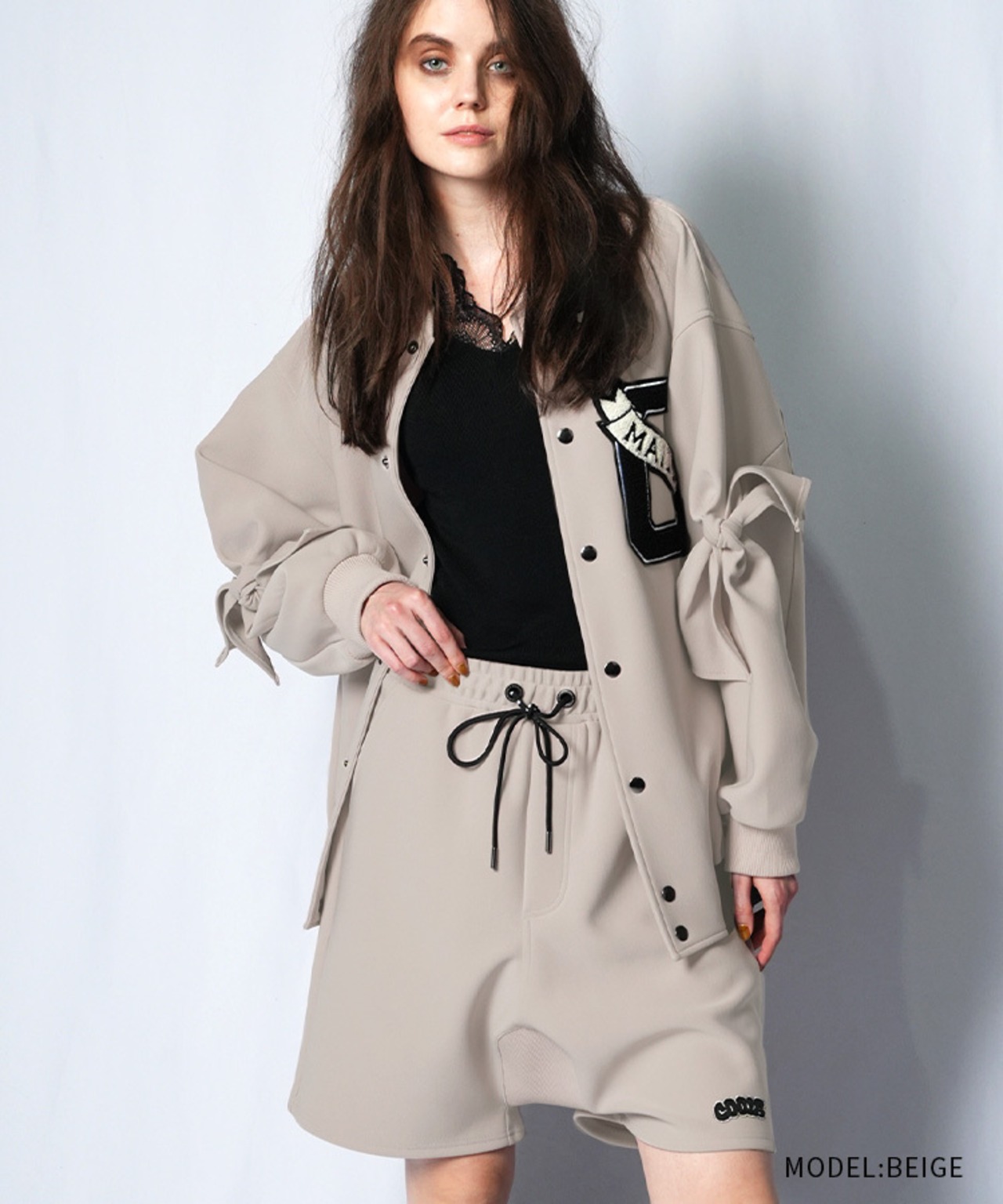 COOLAロゴサルエルショートパンツ (KHAKI) CQ-45030