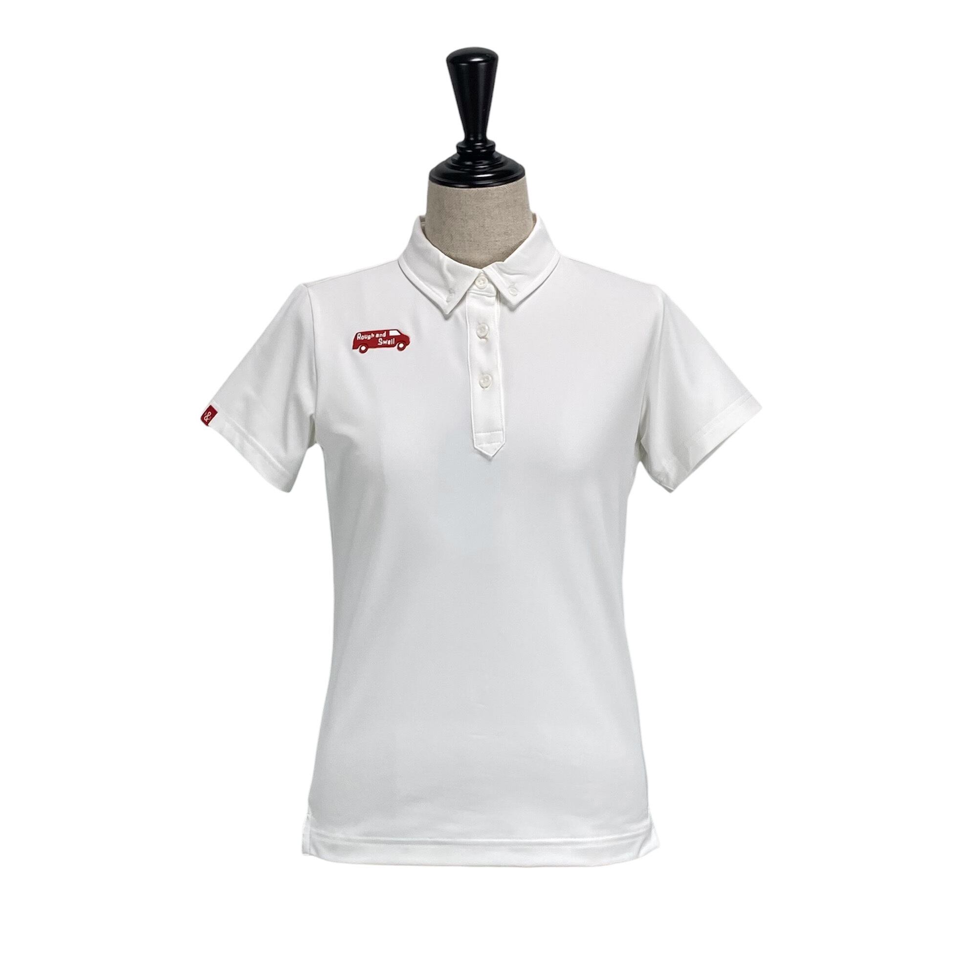 ラフアンドスウェル RED BUS TOUR POLO ポロシャツ サイズS 白 rough & swell】《WOMEN'S》RED BUS TOUR POLO W.(WHITE) | Sandy GOLF