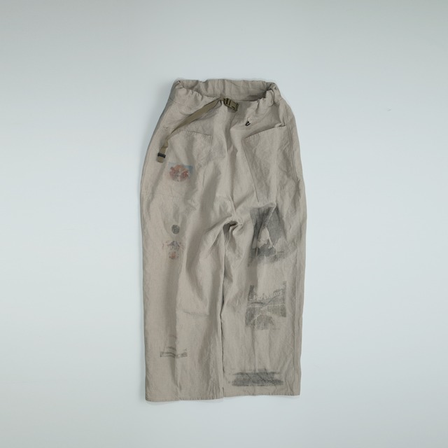 PRINTS　WIDEROLL　DUMP LINEN40　NATUR