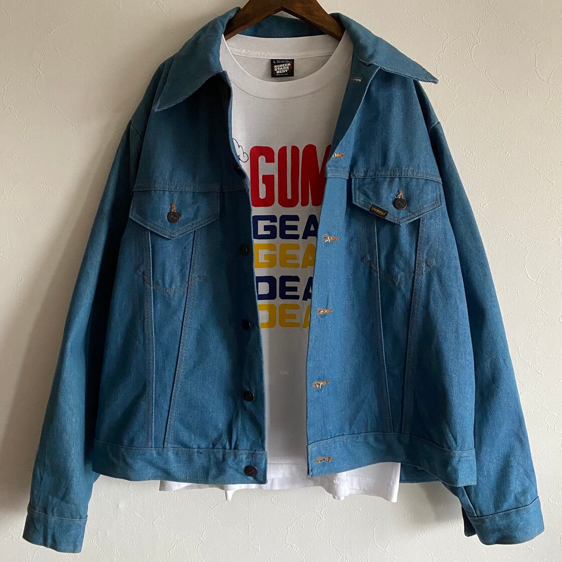 US 70s VINTAGE Sears ROEBUCKS WESTERN WEAR DENIM jacket {70s US 