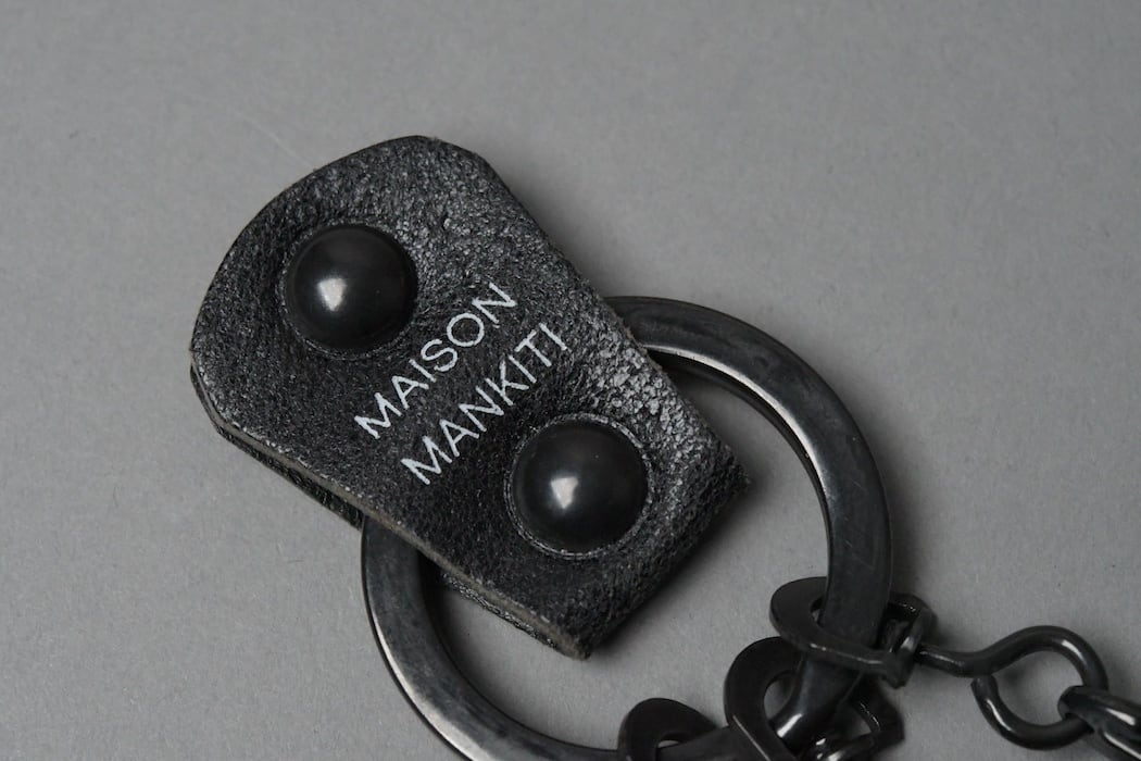 KEYRING・CAP □ブラック・ブラック□_真鍮キーリング・キー
