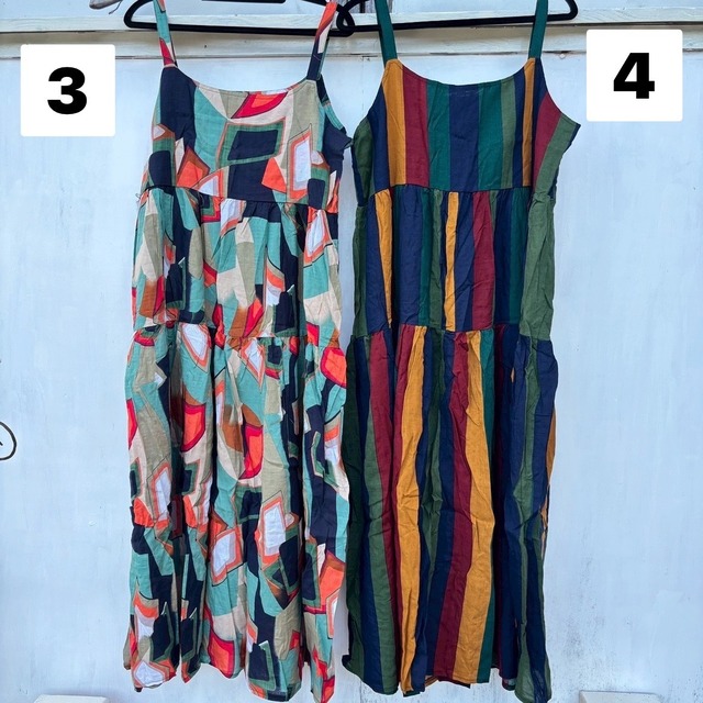 コットンティアードワンピースB