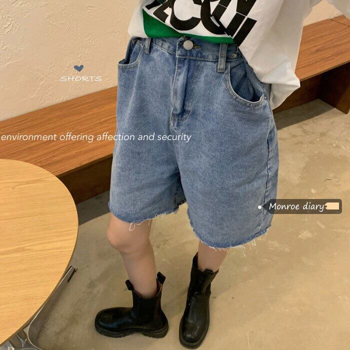 スタンダードジーンズ ショーツ レディースルーズパンツ スプリングハイウェスト薄手 レトロ 春物 ブルマー モンロー40315858021