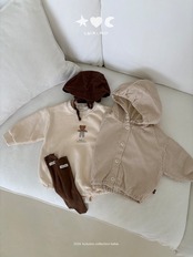 韓国子供服 / LALALAND / 26Autumn / ベベ ベアロンパース / 秋服 / ベビー *6M~18M*