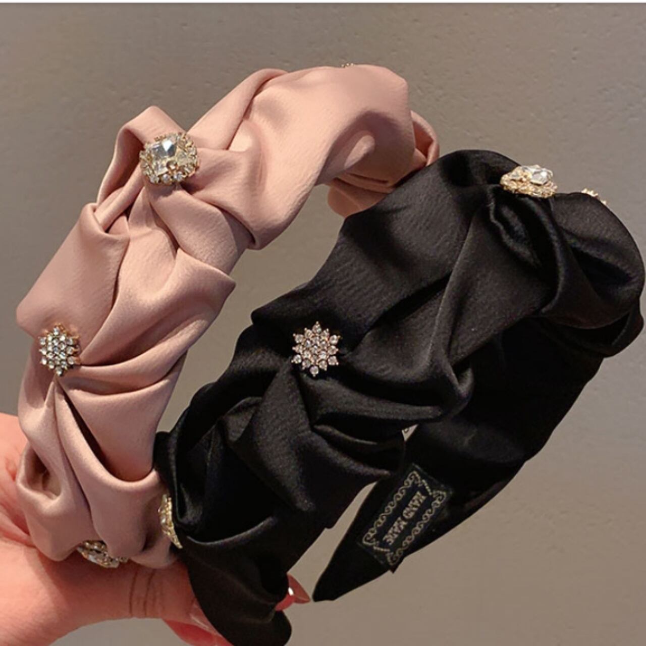 ビジューボリュームカチューシャ A474