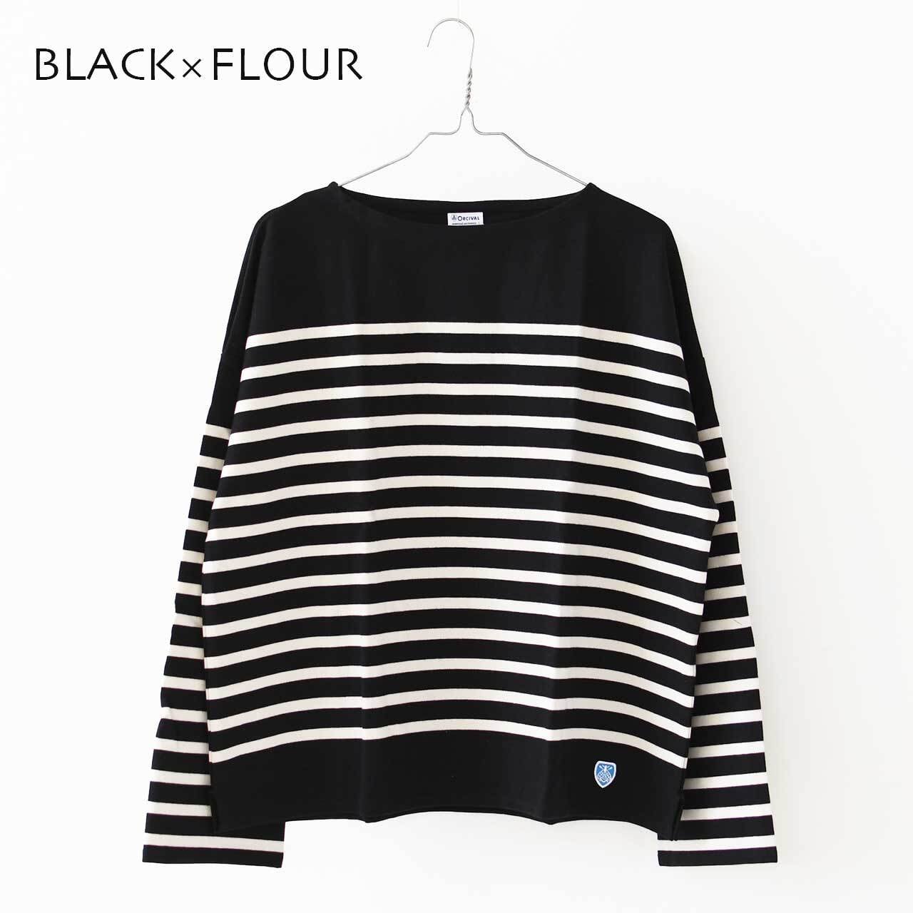 ORCIVAL [オーチバル・オーシバル] Rachel Boat Neck Wide Sailor T