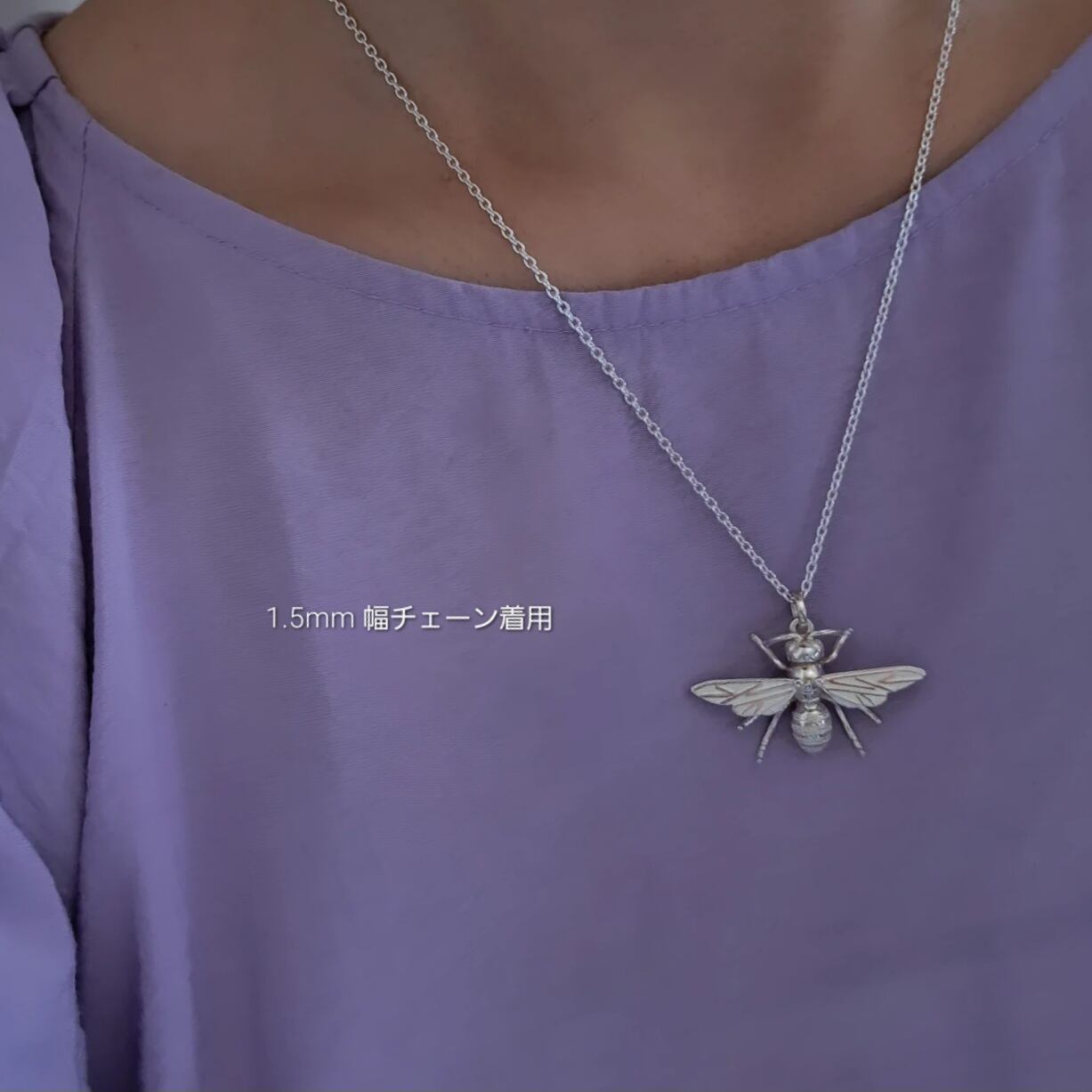 蜂 ペンダントトップ 】スズメバチ 蜂ネックレス 蜂アクセサリー ハチ