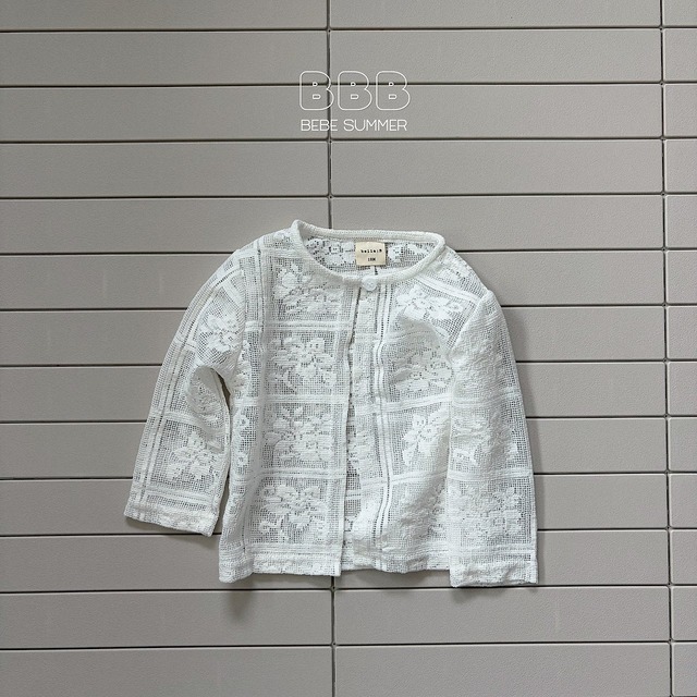 【取寄】bella bambina｜bebe net cardigan｜ベベネットカーディガン｜12M-M｜baby｜26 summer