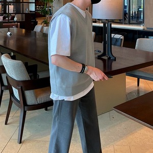 ニュアンスカラーニットベスト　MT0080227