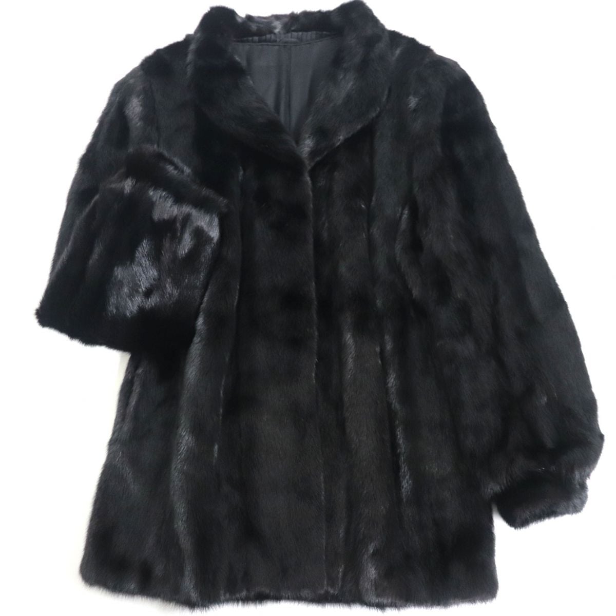 極美品▽SAGA MINK サガミンク 美品▽SAGA MINK サガミンク 本毛皮ロング