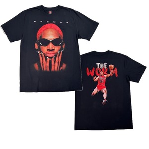 9236 デニス ロッドマン ワームNBA 両面プリント Tシャツ XL