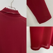 メッシュシアーボトルネックPO/レッド