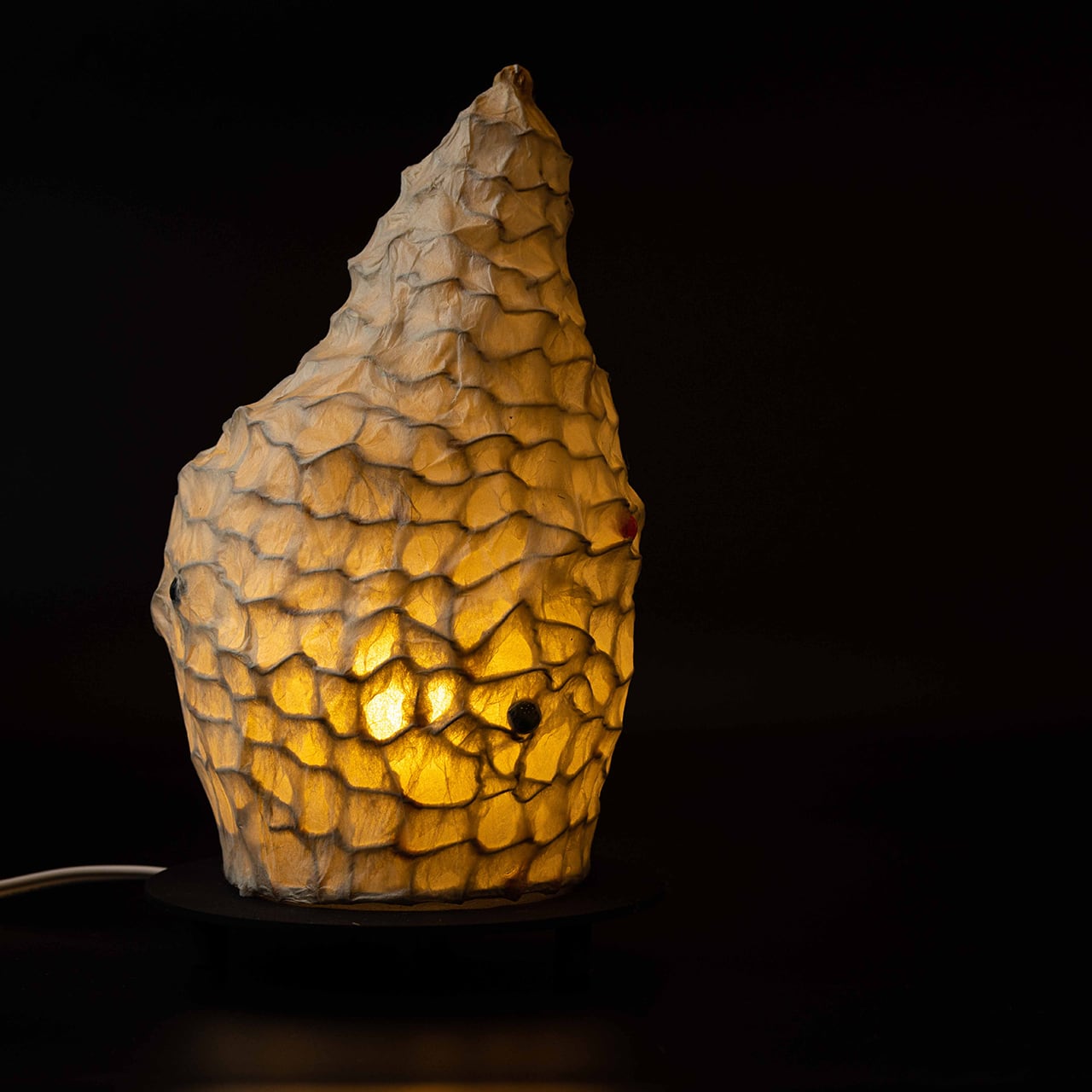 和紙を使ったワイヤーランプ 小 | AKAI Factory