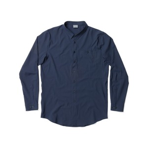 HOUDHINI / Ms Longsleeve Shirt / Blue Illusion