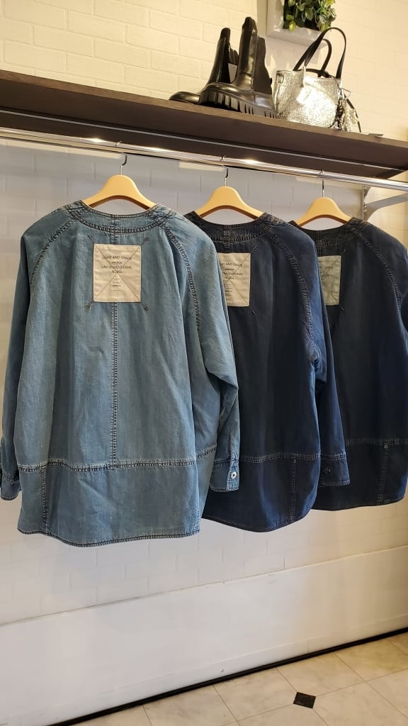 ayane＞ 裏キルトダンガリージャケット | s.cute