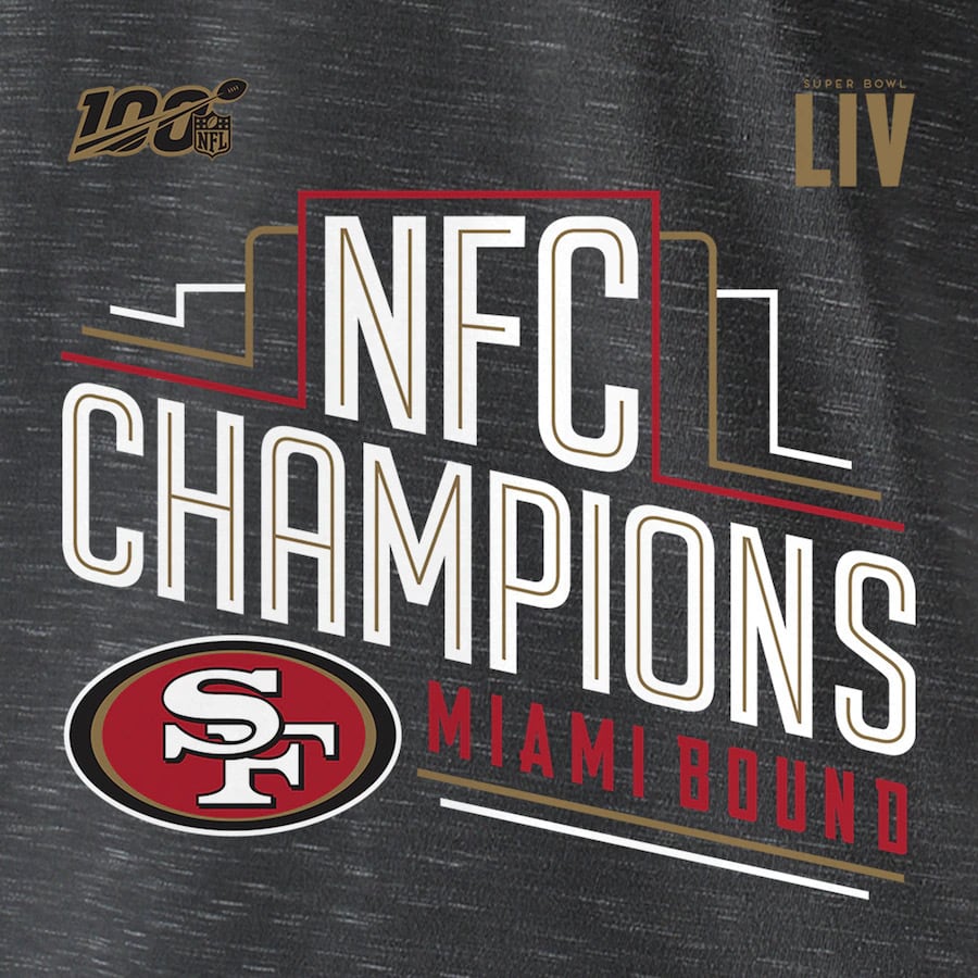 NFL公式 49ers NFCチャンピオン アメフト Tシャツ Sサイズ | END ZONE