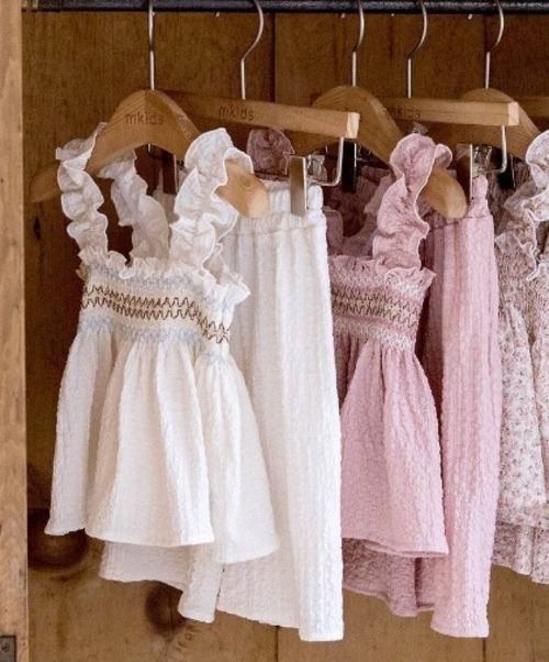 mkids［取寄］(muji)summer smocking nasi setup 26summer