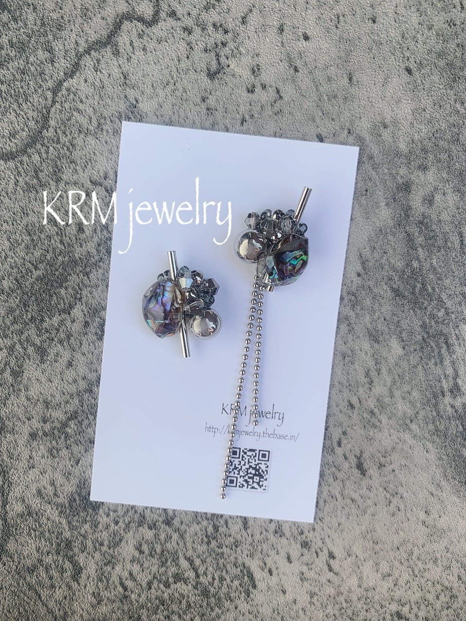 シルバーのじゃらじゃらピアスⅨ【サージカルステンレス】 | KRMjewelry