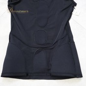 新体操 衣装 Chacott チャコット ローリングトップ トップス ブラック系 黒 レッスン 練習 スポーツ パッド 体操 練習着 レディース トレーニング 練習用 スポーツウェア レッスンウェア シンプル 日本製