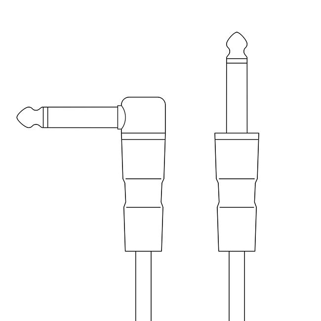 Ukulele Cable 3m | KAMINARI YOKOHAMA