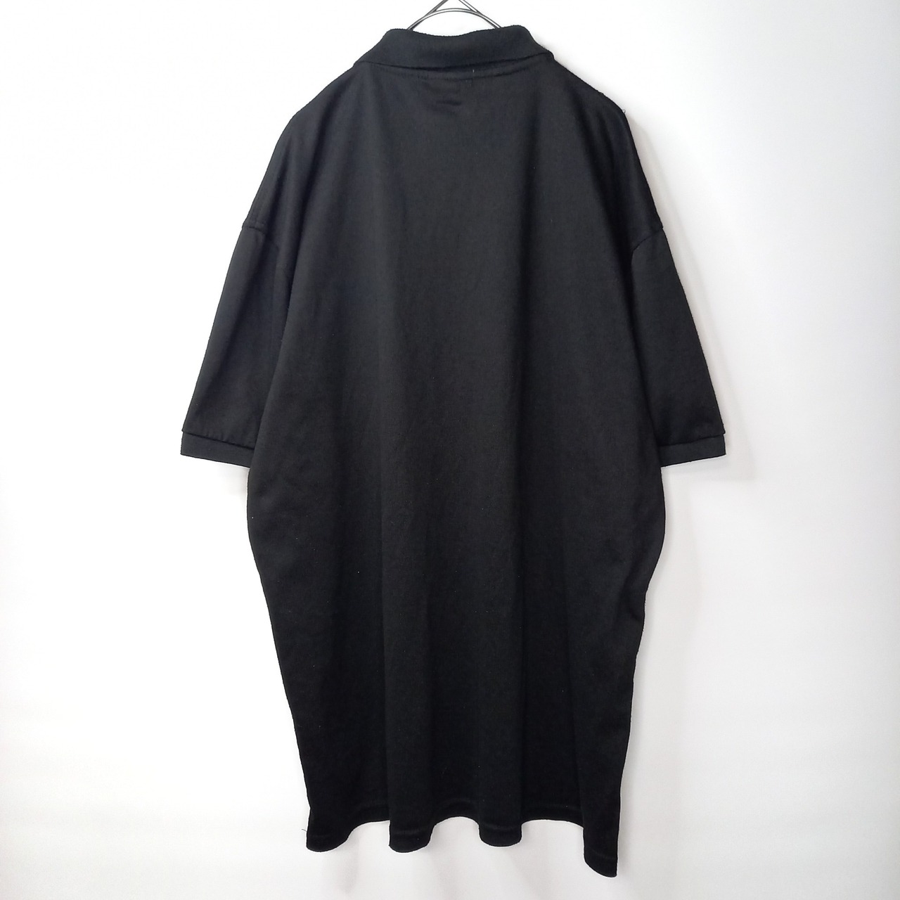 90s　フレンチラコステ　半袖　ポロシャツ　刺繍ロゴ　オーバーサイズ　ユーロ古着