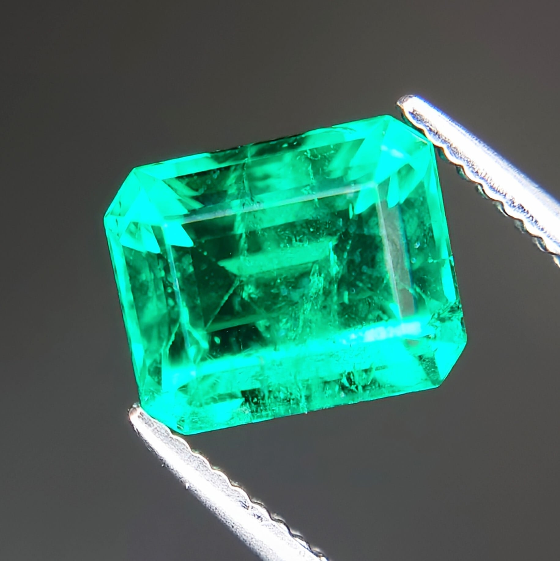 希少 Emerald 0.83ct No Oil Colombia GIA ルース☆ | wisteria777