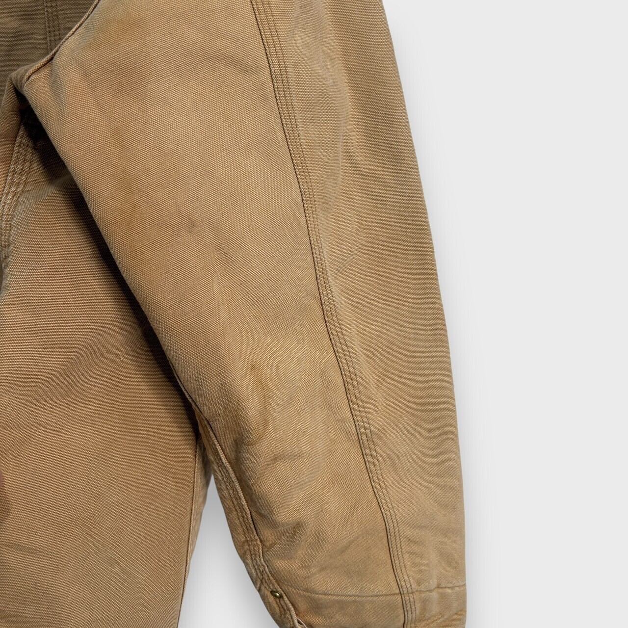 80s carhartt カーハート ミシガンチョアコート ベージュ 44 XL 80s carhartt カーハート ミシガンチョアコート ベージュ 44 XL