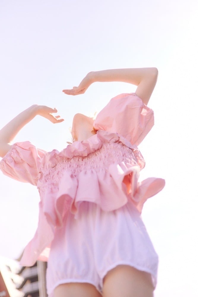 Louise blouse/baby pink | papier.official