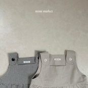 韓国子供服 / mimimarket / 26Autumn / チェックサロペット / 秋服 *S~M *