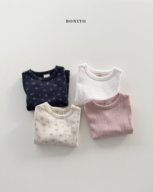 【即納】bonito / Eyelet T-Shirt