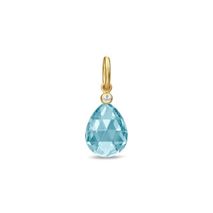 JULIE SANDLAU TREASURE PENDANT  AQUA MARINE QUARTZ