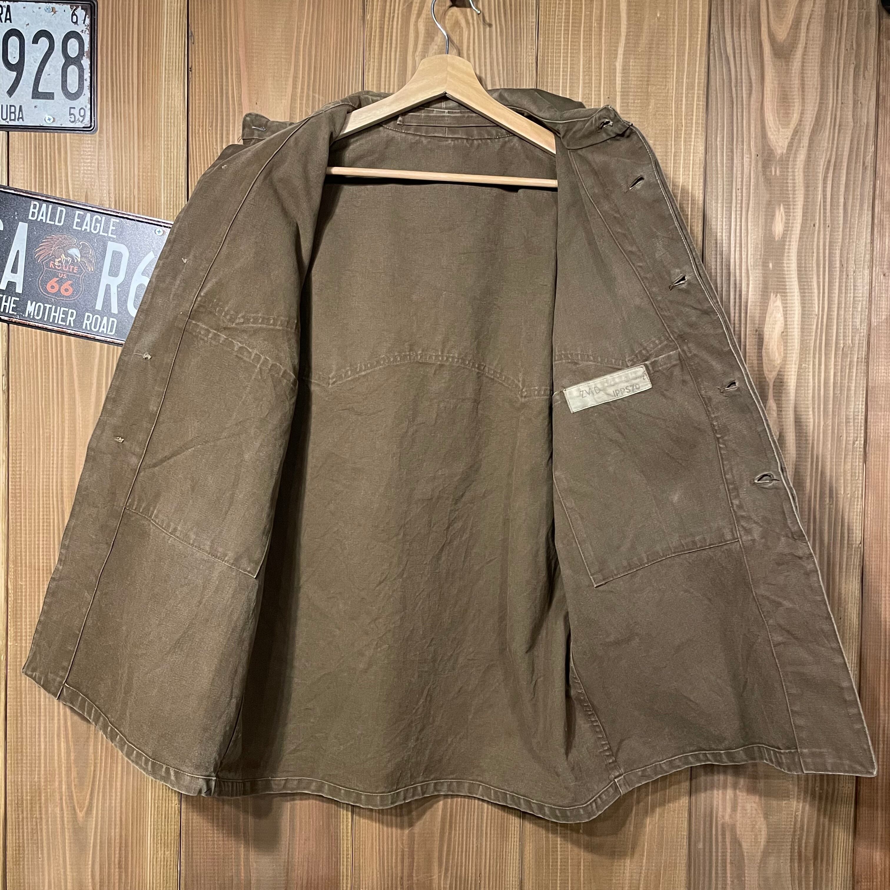 50s フランス国鉄 SNCF レイルロード ワークジャケット デッドストック 50s〜 SNCF French ヴィンテージ フランス国鉄 レイルロードジャケット