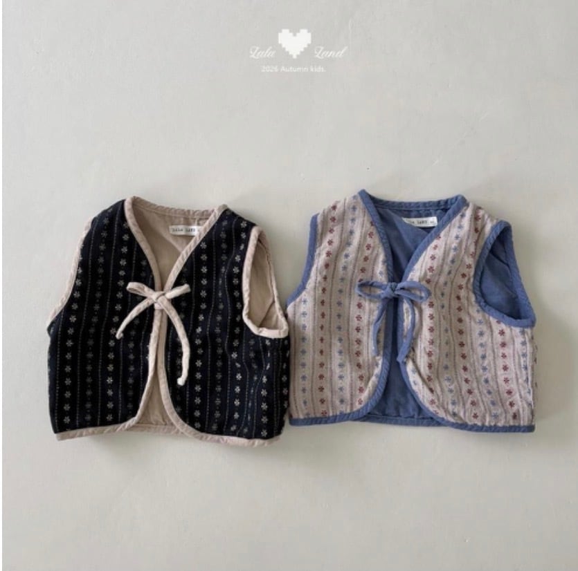 〚予約〛Hippie two-sided vest <kids>