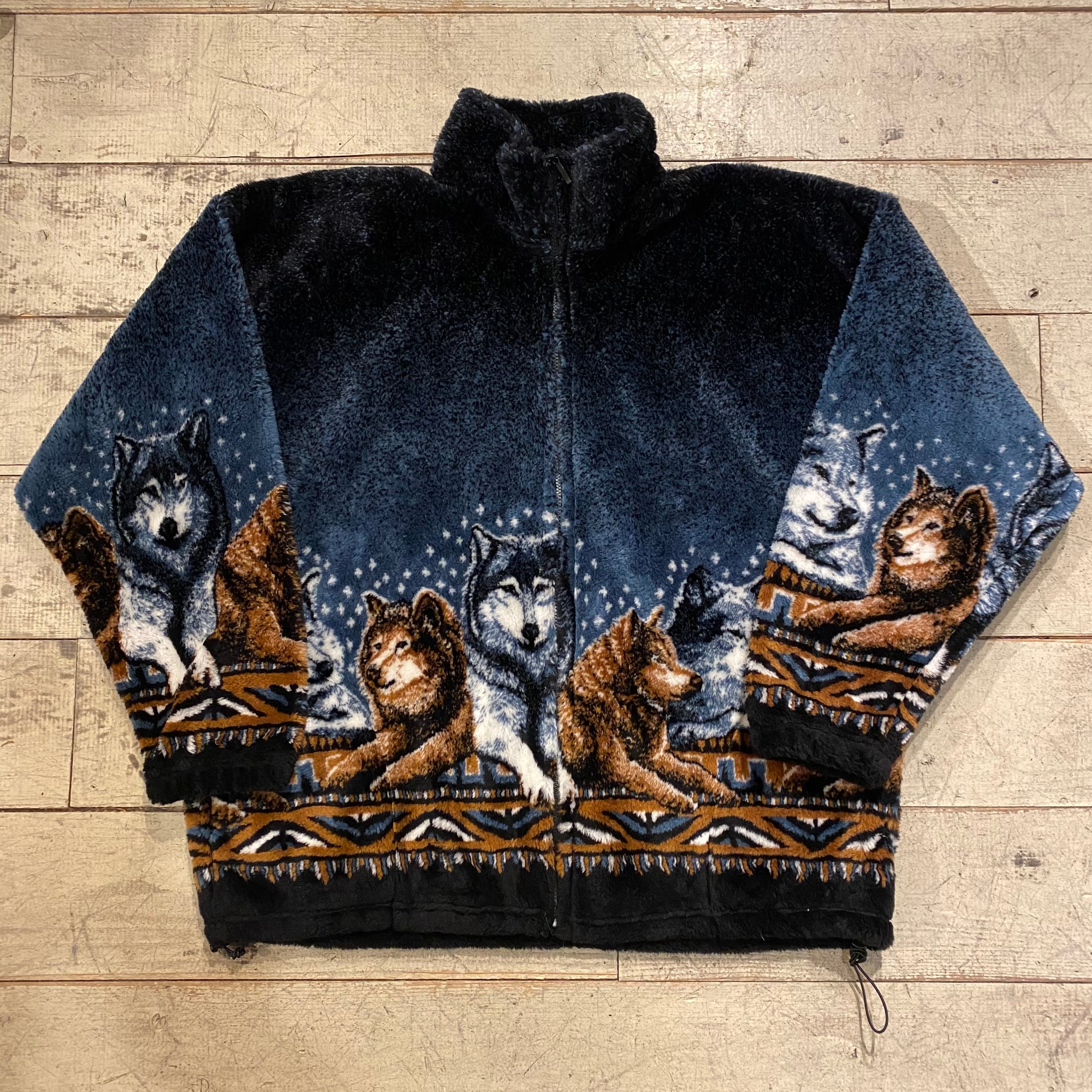 MAZMANIA  Wolf Fleece Jacket ホワイト