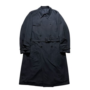 VALENTINO black nylon trench coat