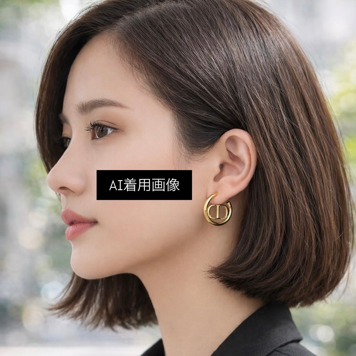 Christian Dior】2230 DIOR 30 MONTAIGNE モンテーニュ CDロゴ フープ